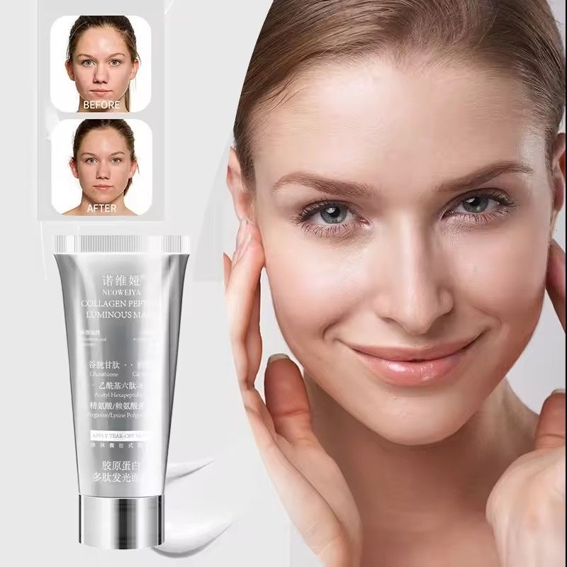 Collagen Wrapping Peel Off Mask Makeup Facial Anti-wrinkle Moisturizing Brighten Smooth Face Firming Skin Rejuvenation Care Mask