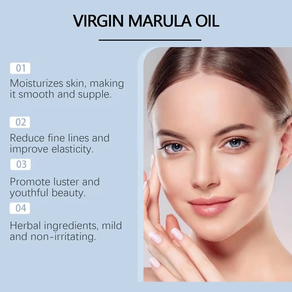 Virgin Marula Luxury Facial Oil Anti-Aging Fade Fine Lines Repair Tightening Shrink Pores Moisturizer Brighten Nourish Skin Care
