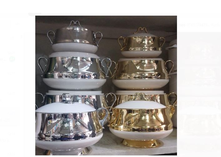 New Arrival 4 Pcs SHAHI Casserole Hotpot Kitchen Hot Pot Serving Dishes Keep food Hot or Cold Serware Set