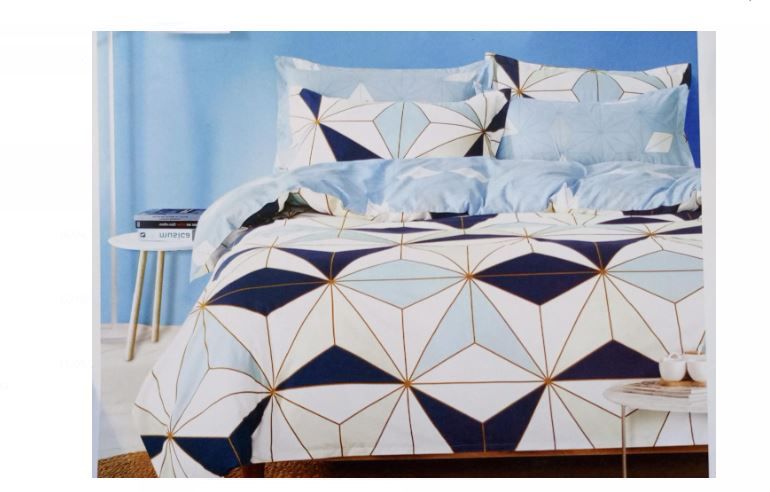 4Pcs of 7*8 Binded Duvet Sets Bedding Set Warm Comforter (One Duvet, One Bedsheet and Two Pillow Cases or Covers)
