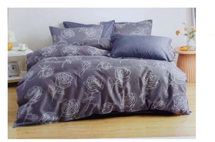 4Pcs of 7*8 Binded Duvet Sets Bedding Set Warm Comforter (One Duvet, One Bedsheet and Two Pillow Cases or Covers)