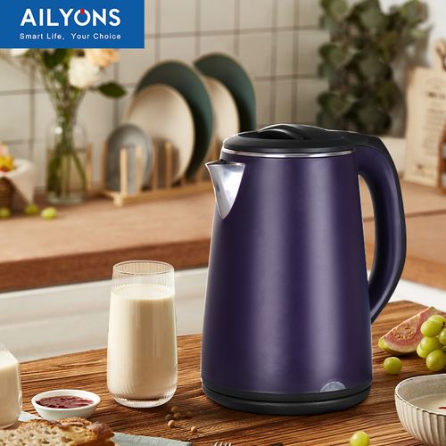 Ailyons 2.2ltrs Stainless Steel Electric Kettle, Automatic Hot Water Boiler or Heater Jug Auto Shutoff