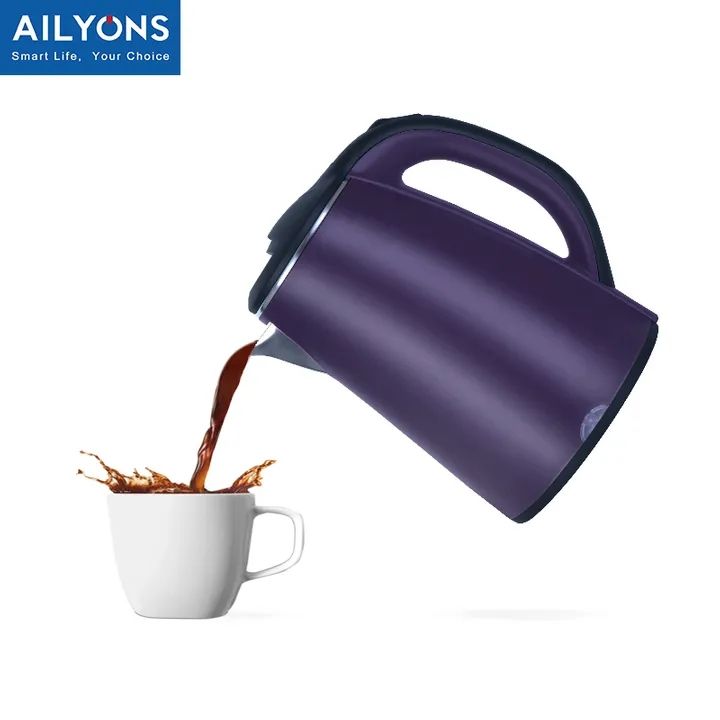 Ailyons 2.2ltrs Stainless Steel Electric Kettle, Automatic Hot Water Boiler or Heater Jug Auto Shutoff