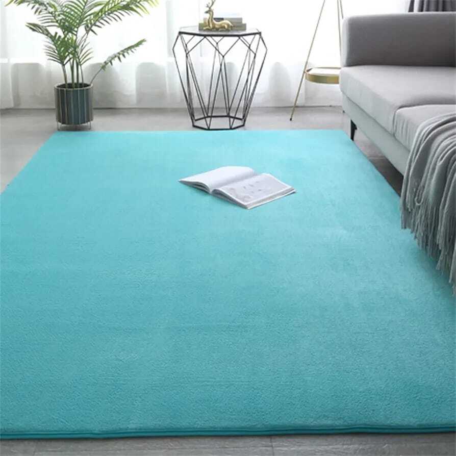 Modern Luxury Style Nordic Rabbit fur Carpet Super soft, Smooth, Comfortable and Skin Friendly 6 × 9 feet mat