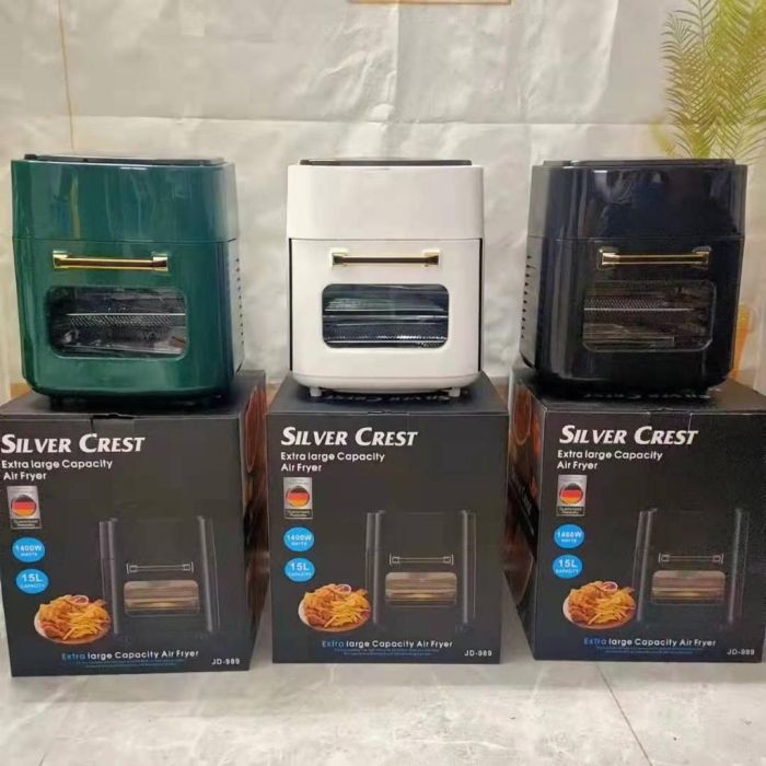 15L Silver Crest Air fryer Oven with LCD touch control JD-989 Digital silvercrest airfryer 1400W
