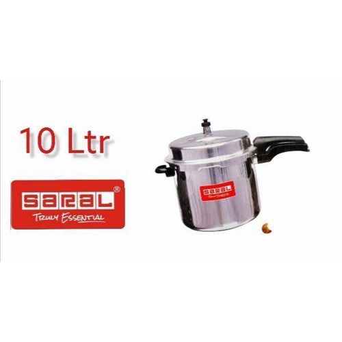 Saral Heavy Aluminium Pressure Cooker Explosion Proof