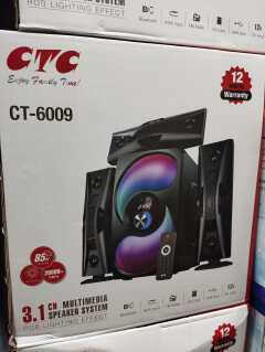 CTC-6009  3.1 Channel Multimedia Subwoofer Speaker Sound  System Mini Home Theater  20000W PMPO BT/USB/SD/FM Woofer