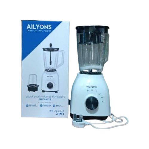 Ailyons 2in1 Blender with Grinder  Quality Motor Stainless Steel Blender with Grinding Machine 1.5ltrs Jug