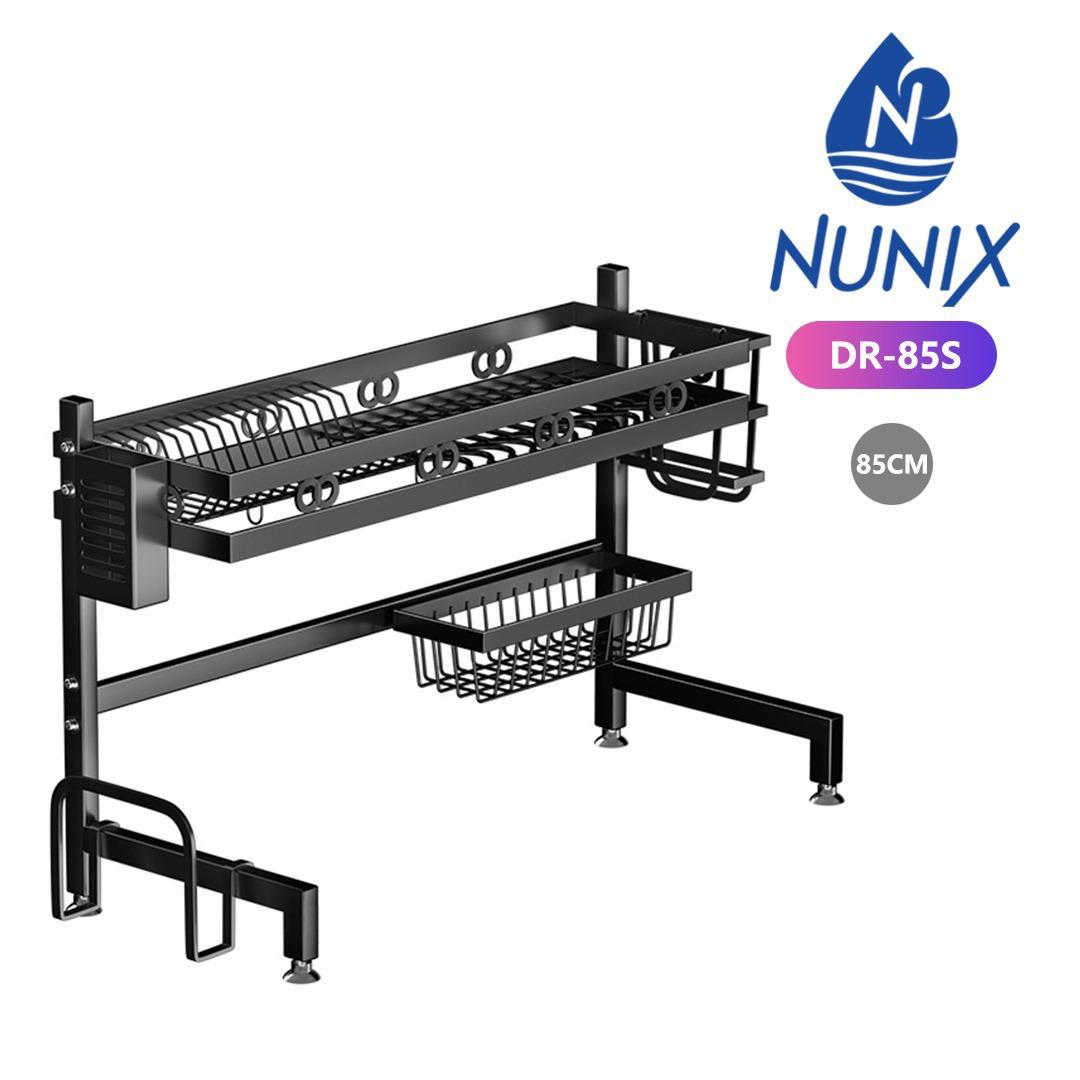 Single layer Multifunctional Over The Sink Dish 2 Tier  Utensils Drying Rack  Stainless Steel 85cm Length