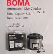 Boma RANGE OF APPLIANCES AUTOMATIC RICE  COOKER BM -50D15 A 5 ltr STEEL