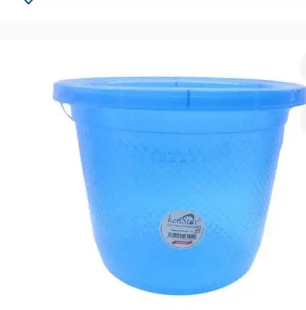 1pc of Diamond Multipurpose Plastic Storage Bucket Bucket With Lid