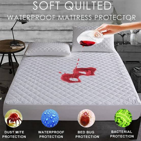 Soft Quilted Waterproof Mattress Protector  Dust Mite and Bacterial Protection Matress Cover Protector