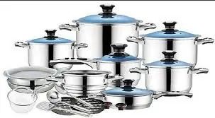 23pcs of Zepter Cookware Set Stainless Steel Cooking Pots Classic Sufurias
