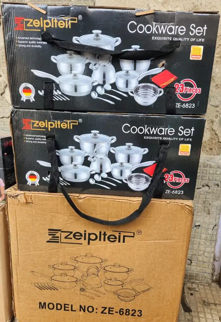 23pcs of Zepter Cookware Set Stainless Steel Cooking Pots Classic Sufurias