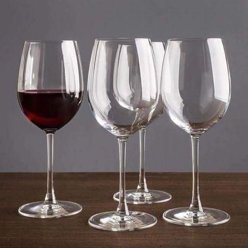 Deli 6pcs Of 330ML Quality Wine Glasses From Redberry Glassware Wine Big Capacity  Glass Crystal Clear Glass