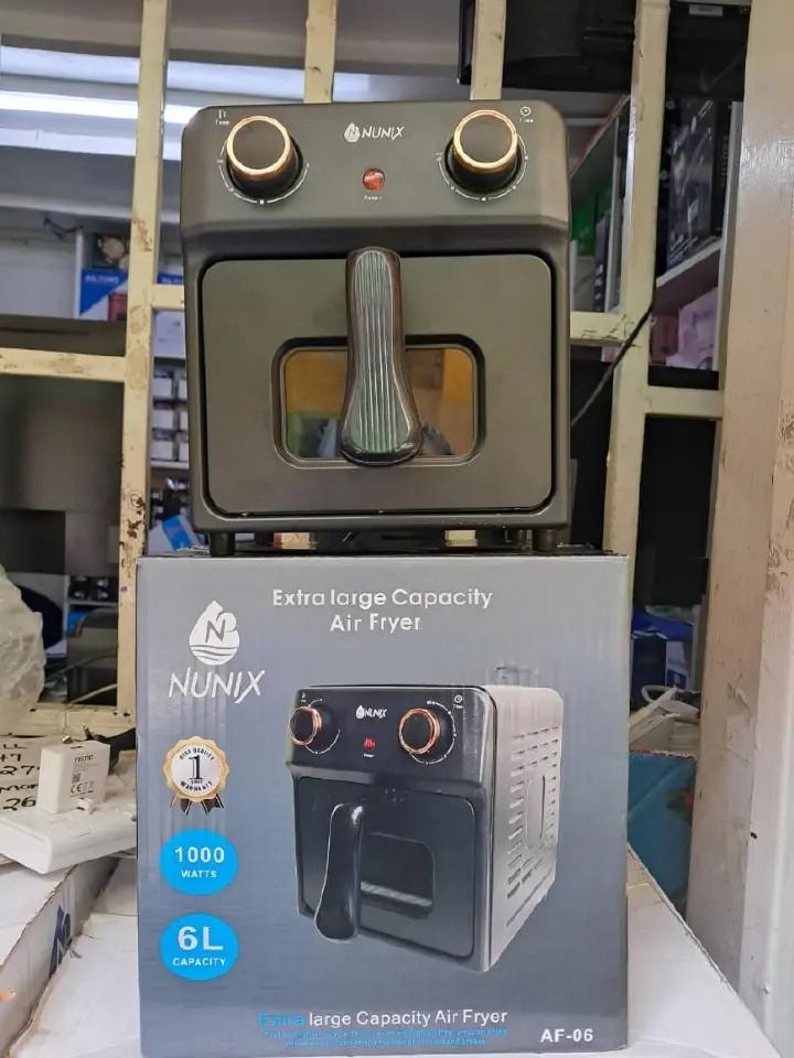 Nunix Air fryer Oven AF-06 Multifunctional  with 1000W Power Extra Large Electric Air Fryer-Oil Free