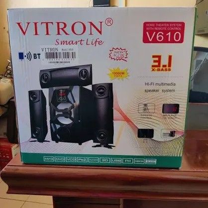 Vitron V610 3.1CH Sound  Mini Home Theater System Multimedia Sound Speaker System Subwoofer Surround 1000W PMPO Bluetooth Woofer