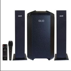 GLD G-004  2.1 Channel Tallboy Multimedia Subwoofer Speaker Sound  System Mini Home Theater  12000W PMPO BT/USB/SD/FM Woofer Sound Bar