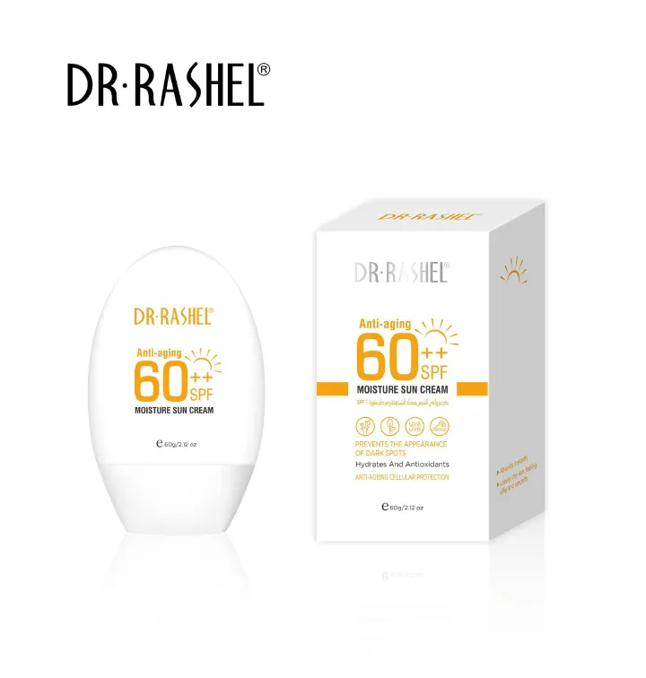 Dr. Rashel Sunscreen Lotion No White Cast Sun Cream SPF 60++ UVA UVB Protection Sunscreen Anti-aging Cream