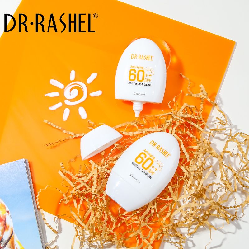 Dr. Rashel Sunscreen Lotion No White Cast Sun Cream SPF 60++ UVA UVB Protection Sunscreen Anti-aging Cream