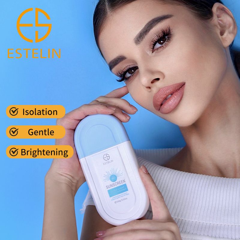 ESTELIN Sunscreen Lotion Isolation Lotion No white SPF50+ Sunblock Moisturizing Oil-control Refreshing Anti-Aging Facial Sunscreens Skin Care