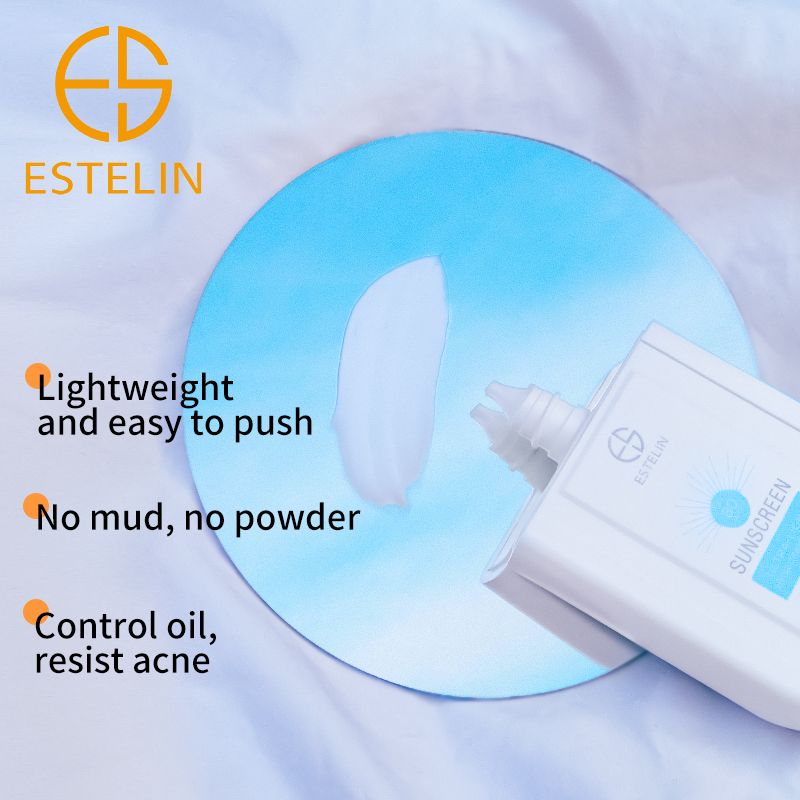 ESTELIN Sunscreen Lotion Isolation Lotion No white SPF50+ Sunblock Moisturizing Oil-control Refreshing Anti-Aging Facial Sunscreens Skin Care