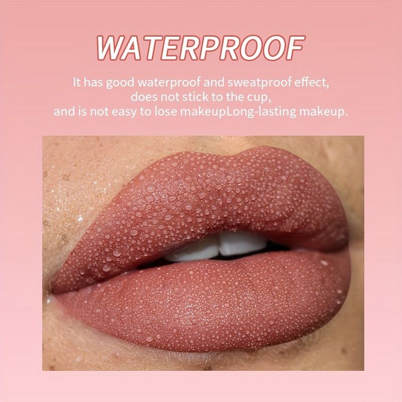 USHAS 2 In 1 Matte Lipstick&lip Liner Set Lip Gloss Lip Pencil High Pigmented Waterproof Long Lasting Lip Stick Lips Makeup