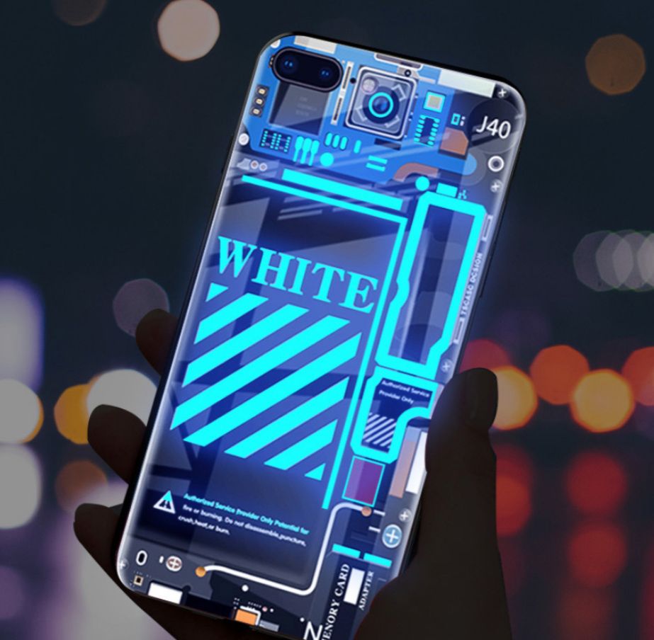 New Led Phone Case Call Glowing Led Light Up Cover For iPhone Samsung Smart Phones