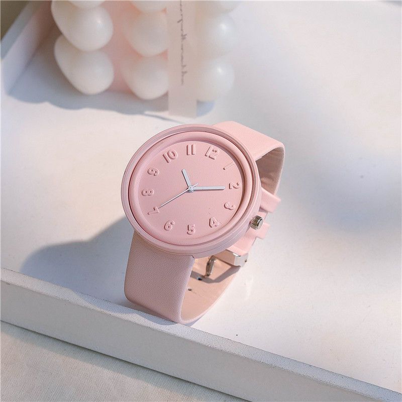 New Macaron Watches Women Wrist Watches INS Hot Ladies Watch Temperament Simple Women's Quartz Watch Retro Student Digital Clock