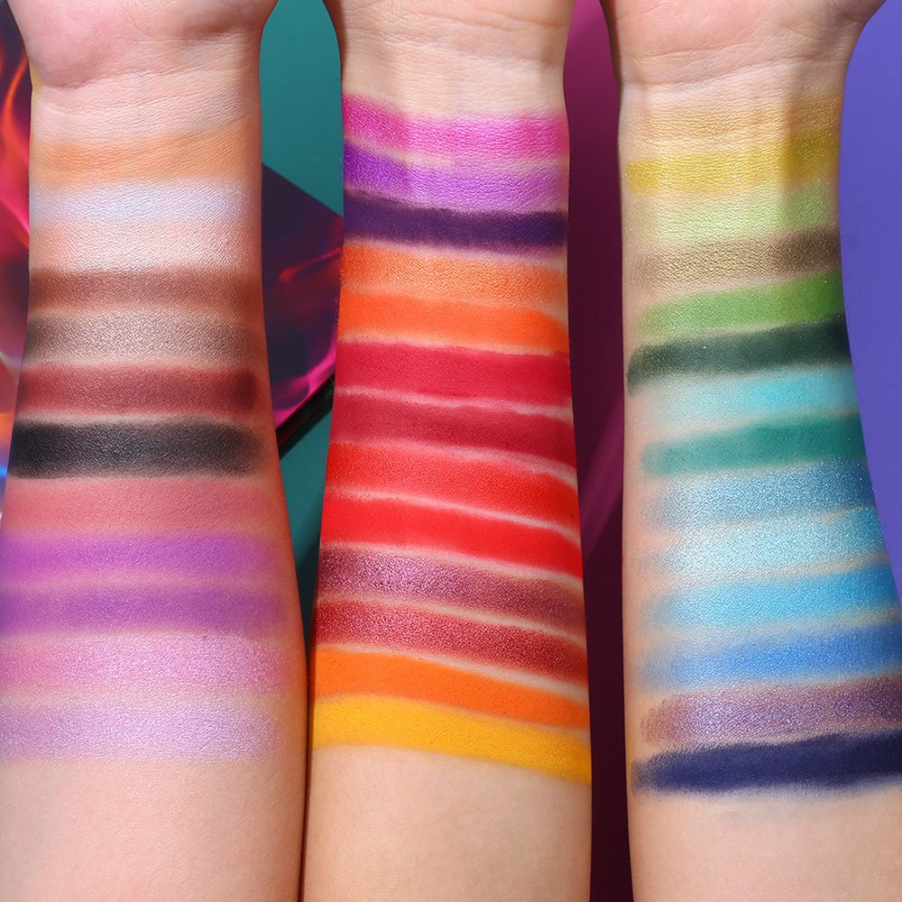 GLAZZI Spotlight 40 Color Eye Shadow Palette Artist Shimmer Glitter Matte Pigmented Eyeshadow Makeup