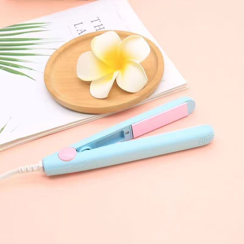 Mini Portable Electric Splint Flat Iron Ceramic Hair Curler Straightener Hair Perming Hair Styling