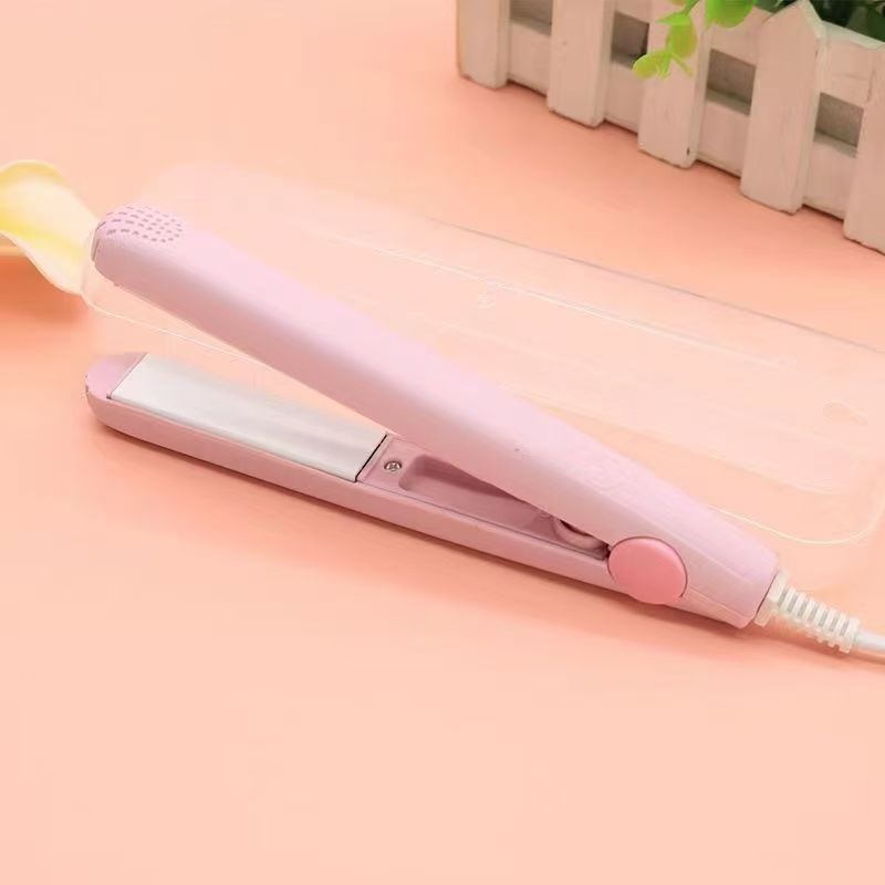 Mini Portable Electric Splint Flat Iron Ceramic Hair Curler Straightener Hair Perming Hair Styling