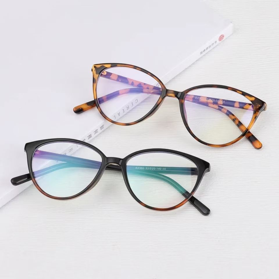 New Anti-Blue Light Cat Eye Glasses Women Men Vintage Leopard Print Optical Frame Spectacles Computer Goggles Reading Eyeglasses Eyewear Frames
