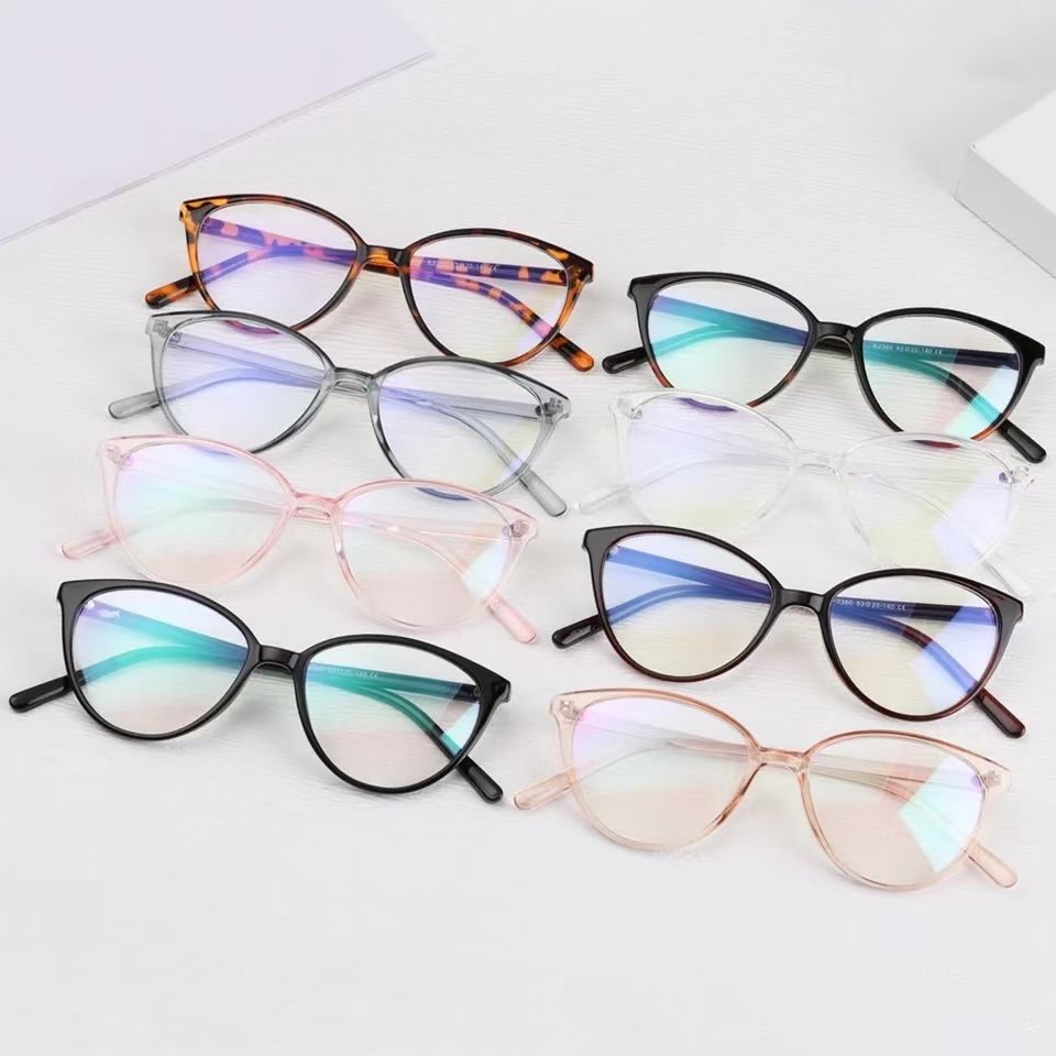 New Anti-Blue Light Cat Eye Glasses Women Men Vintage Leopard Print Optical Frame Spectacles Computer Goggles Reading Eyeglasses Eyewear Frames