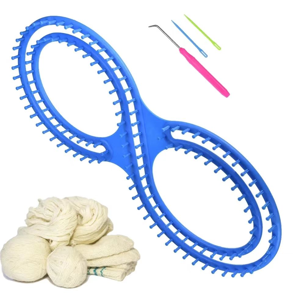 Knitting Loom Sock Knitting Machine 8 Shaped Knitting Machine Weaving Machine With Pick Tool And Needle For Beginners To Make Hat Scarf Blanket Sock