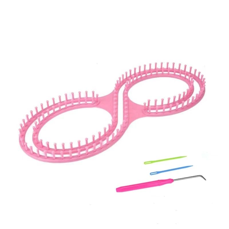 Knitting Loom Sock Knitting Machine 8 Shaped Knitting Machine Weaving Machine With Pick Tool And Needle For Beginners To Make Hat Scarf Blanket Sock