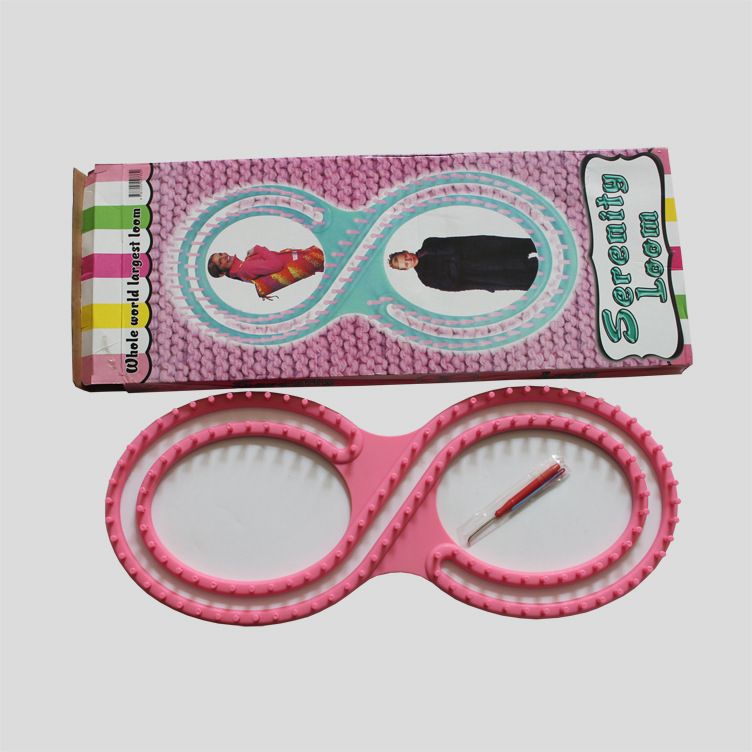 Knitting Loom Sock Knitting Machine 8 Shaped Knitting Machine Weaving Machine With Pick Tool And Needle For Beginners To Make Hat Scarf Blanket Sock
