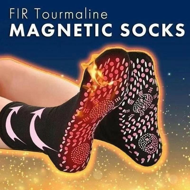 2/3Pairs Tourmaline Self Heating Socks Help Warm Cold Feet Self-Heating Health Care Socks Magnetic