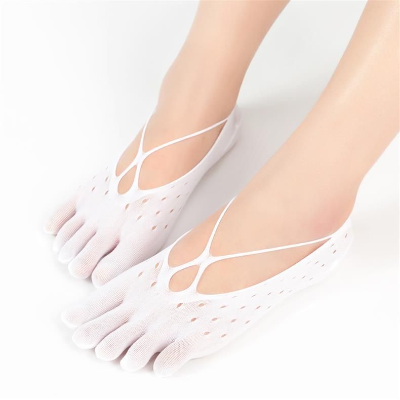Orthopedic Compression Socks Women's Toe Socks Ultra Low Cut Liner with Gel Tab Breathable/sweat-absorbent/deodorant/invisible