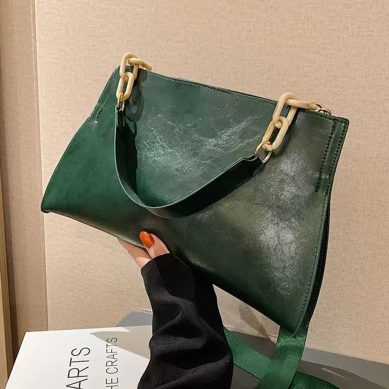 New Design Handbags Women Shoulder Bag Soft PU Leather Crossbody Bga Large Capacity Fashion Female Underarm Bags