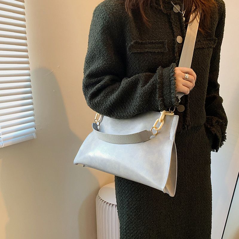 New Design Handbags Women Shoulder Bag Soft PU Leather Crossbody Bga Large Capacity Fashion Female Underarm Bags