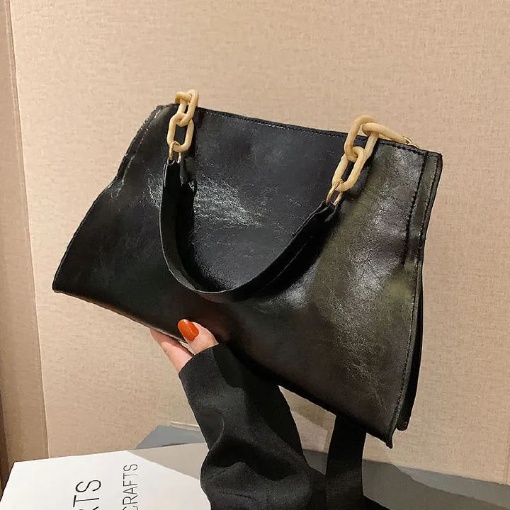 New Design Handbags Women Shoulder Bag Soft PU Leather Crossbody Bga Large Capacity Fashion Female Underarm Bags