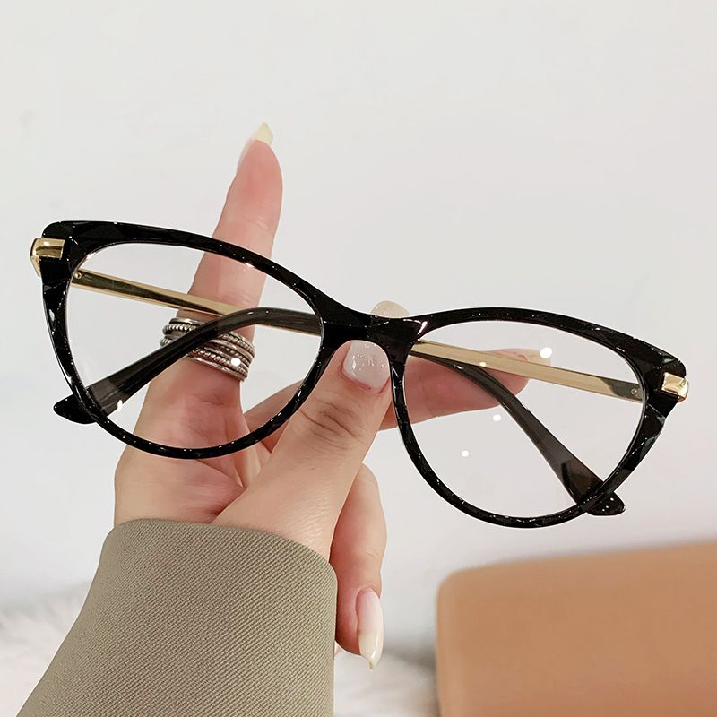 New Cat Eye Glasses Anti Blue Light Photochromic Glasses Eyewear  Color Changing Eyeglasses Frame  Eyewear Frames