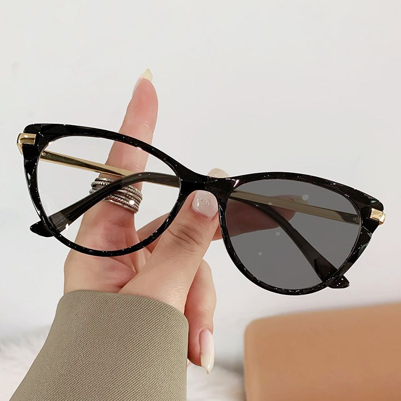 New Cat Eye Glasses Anti Blue Light Photochromic Glasses Eyewear  Color Changing Eyeglasses Frame  Eyewear Frames