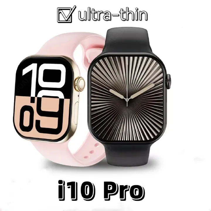 New i10 Pro Smartwatches Ultra-thin Smart Watch Watch10 Bluetooth Call Smart Watches Health Monitor Fitness Smart Band For Smart Phones
