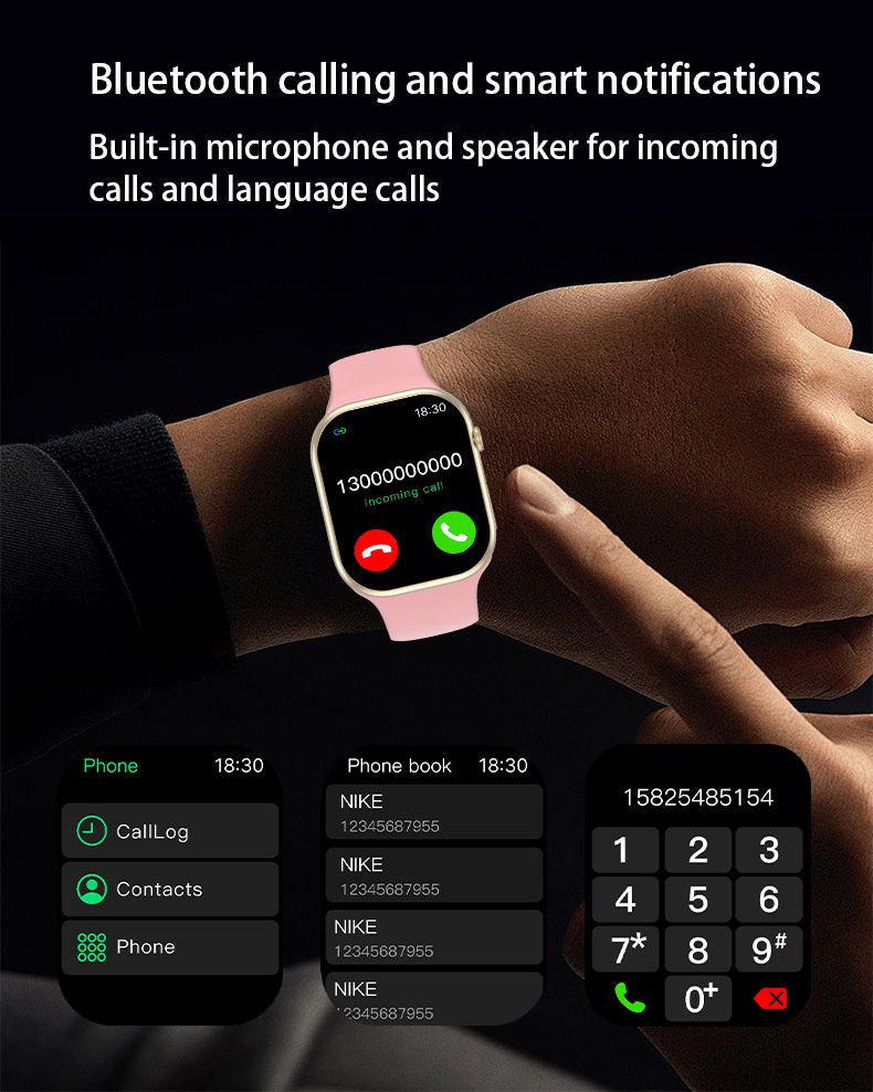 New i10 Pro Smartwatches Ultra-thin Smart Watch Watch10 Bluetooth Call Smart Watches Health Monitor Fitness Smart Band For Smart Phones