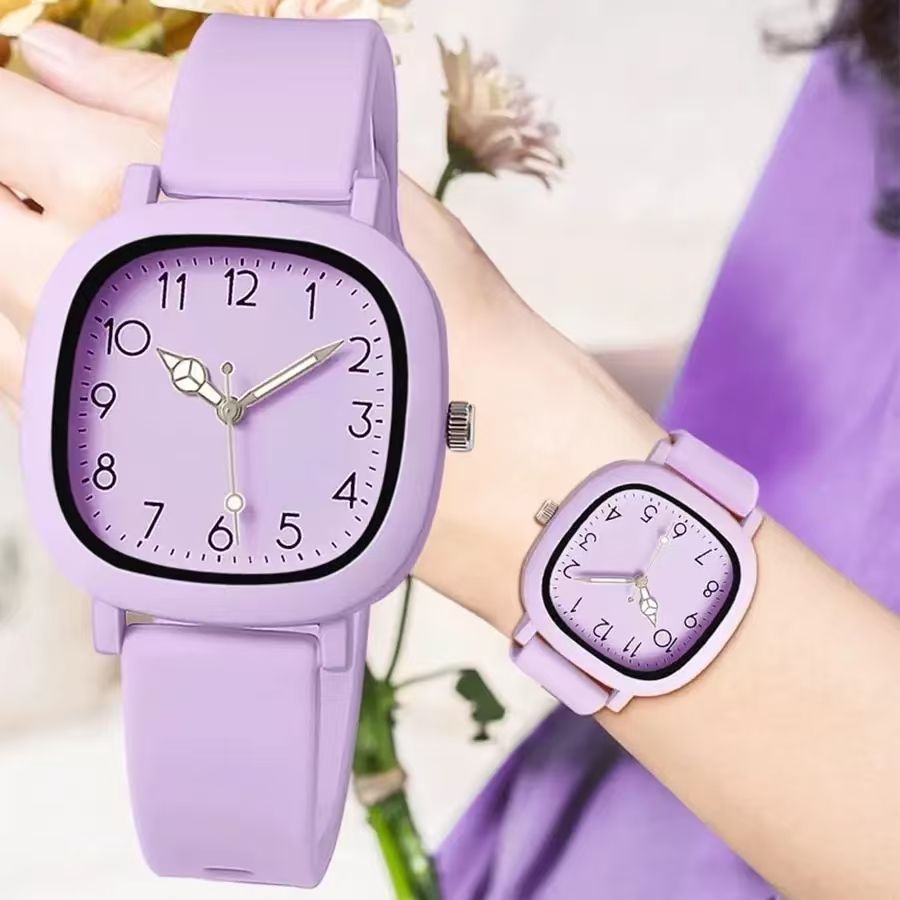 New Fashion Women Watch Quartz Watch Ladies Casual Silicone Jelly Watches Clock Wrist Watches Girl Gift