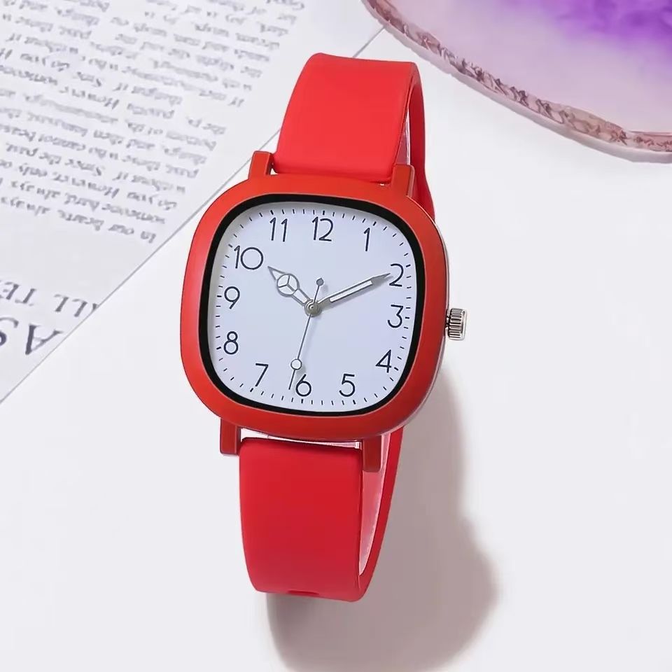 New Fashion Women Watch Quartz Watch Ladies Casual Silicone Jelly Watches Clock Wrist Watches Girl Gift