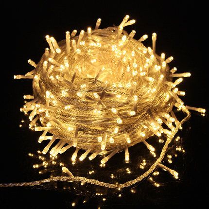 3M LED Light Crystal Ball Star Lights Outdoor Garden Camping Light String 20 LED Lights Garland Light Led String Lights Ramadan Decorations Christmas Festive Atmosphere Lights