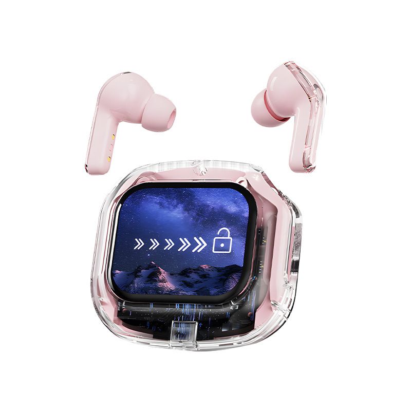 New Air Max Touch Screen Earphones Wireless Bluetooth Earphones  
 Transparent Earpods Touch Screen ANC Noise Reduction Earbuds For Phones
